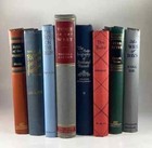 Lot Of 6 Vintage Old Rare Antique Hardcover Books - Mixed Color - Random