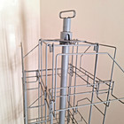 Rotating Display Stand 6 Ft Tall 20 Pockets Store Library Magazine Book Rack