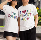 I Love To Finger Paint T-shirt  Funny Artist Graphic Tee   Painting Unisex Tee