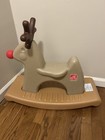 Step 2 Rudolph Red Reindeer Toy Rocking Horse Toddler Christmas Retired With Box