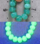 Czech Glass Black Light Glow Beads Choose Color Shape Like Vaseline Glass Beads