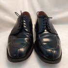 Vtg Johnston And Murphy Optima Dress Shoes Men 10 Eee Black Leather Split Toe 