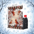 Winter Cardinal Red Birds Magnetic Mailbox Cover Standard Size 18 x21 