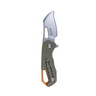 Mucitup Mini Ceros Gen 2     Rhino Horn Blade W anodized Orange Aluminum Accents