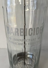 Vintage Barbicide Barber Shop Disinfectant Glass Jar  - 11 5 Inches Tall