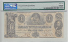 1852 Merchants  Bank  1 Obsolete Note Washington Dc Pmg Cu 65 Epq S n 1790