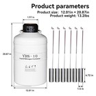 Hfs r  10l Aluminum Alloy Cryogenic Container Liquid Nitrogen Ln2 Tank