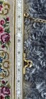 Antique Embroidered Petit Point Needlepoint Tapestry Purse