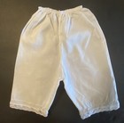 Antique White Cotton Pantaloons For Antique French Or German Doll