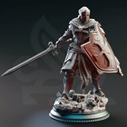 Leopold The Undying Cursed Paladin Of Vengeance Fighter Miniature   D d Dnd  