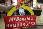 Rare Mcdonald s Speedee Service Hamburger Porcelain Metal Sign California Coast
