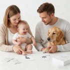 Baby Inkless Milestone Cards Hand Casting Kit Ink Print Hand And Footprint Ki   