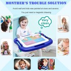 Magnetic Drawing Board large Doodle Board Toddler Toys For Girls Large  Blue 