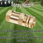 Boomless Spray Nozzle Kit 1 2 Inch Fpt  20 Orifices 90   180   Caps 5 9 Gpm 40 Psi