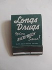 Vintage Matchbook Cover From Longs Drugs California And Hawaii 