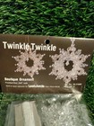 Leewards Boutique Christmas Ornament Kit Twinkle Twinkle Pkg  Of 2 Vintage 3x5   