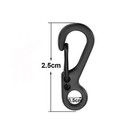 20pcs Spring Snap Hook Carabiners Clip Spring Hanging Buckle Paracord Snap Ho   