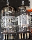 6gh8a Strong Matched Pair Ge Preamp Amplifier Audio Vacuum Tubes Strong Tested
