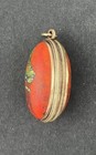 Rare Art Nouveau - Bloodstone Locket - Ca 1910 - Heliotrope 