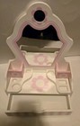 Melissa   Doug Wooden Beauty Salon Vanity Table Top Play Set  for Parts Only 