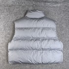 Gymshark Puffer Vest Womens Medium Gray Gillet Oversized Gorpcore