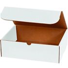300 - 6x4x2 White Corrugated Shipping Mailer Packing Box Boxes 6 X 4 X 2