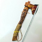 Set Of 5 Hand Axe Hatchet  Camping Axe With Wood Shaft Chopper Split Throwing Ax