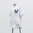 Vintage New York Yankees Baseball Jersey Size L Pinstripe Sewn Authentic