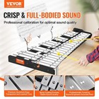 32 Note Glockenspiel Xylophone Bell Kit With Mallets  Drum Sticks  Music Stand