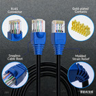 Cat5e Outdoor Direct Burial Ethernet Cable 100ft 24awg 4 Pair Solid Bare Copper