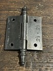 Antique Door Hinges 2 1 2   x 2 1 2     Steeple Top Victorian Iron Eastlake 19th C
