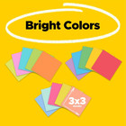 Post-it Super Sticky Notes Teacher Pack  Assorted Colors  3 In  X 3 In   15 Pads