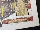 Vintage Greeting Card Christmas Chicago City Scene Richard J Daley Plaza Unused
