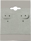 Pack Of 100 Grey Hanging Earring Cards  Jewelry Display