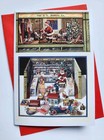 Paper Doll Toy Store Christmas Card Jl Hudson Detroit W  Envelope Vintage Repro