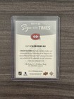 2025-26 Sp Authentic - Guy Carbonneau Sign Of The Times On Card Auto  sott-gc