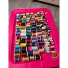 Vintage Sewing Thread Lot Kreinik Balger Metallic Blending Filament Coats Spools