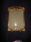 Vintage Gold Tone Ornate Picture Frame 6  X 5  Openwork Table Top Shiny Euc