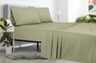 Queen Flat Sheet - Ultra Soft Brushed 1800 Microfiber Flat Sheets Only - Wrinkle