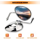 Chrome Motorcycle Rear View Side Mirrors For Indian Springfield Dark Horse 14-23