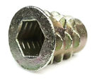 Ez-lok Die Cast Zinc Flange Hex-drive Threaded Inserts For Wood - M10-1 50