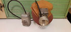Antique Pat 1941 Coal Miners Hat Cloth Canvas Justrite 1955s Lantern Light Lamp