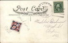 Whitney Toys Jester Jack In The Box 1921 Christmas Seal Vintage Postcard