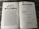 Willard s Diner Vintage Menu Upper Canada Village Ontario 1960s