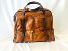 Vintage Singer Sewing Machine Travel Vinyl Carry Case Storage Bag Faux Leather