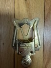Antique Vtg Holton Usa 7    Brass Instrument Lyre Sheet Music Clip Holder Stand