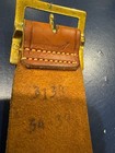Vtg Hunter Tooled Leather Ammo Belt Floral Embossed - Model 3138