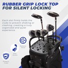 Sturdum 14 Way Golf Stand Bag  Lightweight W full Length Dividers  Rain Hood