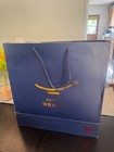 Luxury Auratic Chinese Porcelain Tea Set Gold Trim 12pc Teapot Cups W Box