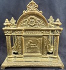 Vintage Art Deco Brass Letter Holder Ornate Marked Japan Office